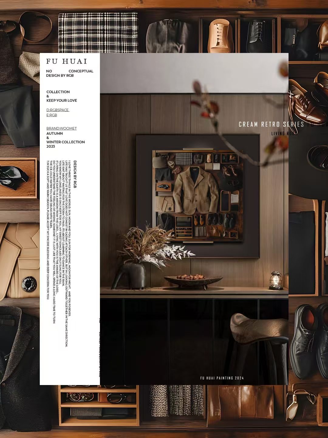 Leather Strap Collection dark luxury interior scene